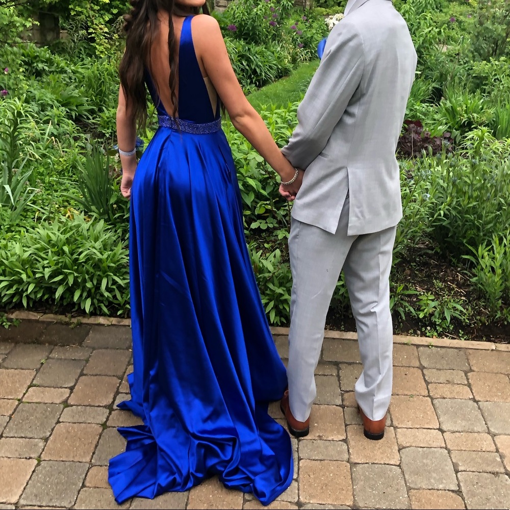 Royal blue Sheri Hill Prom Dress